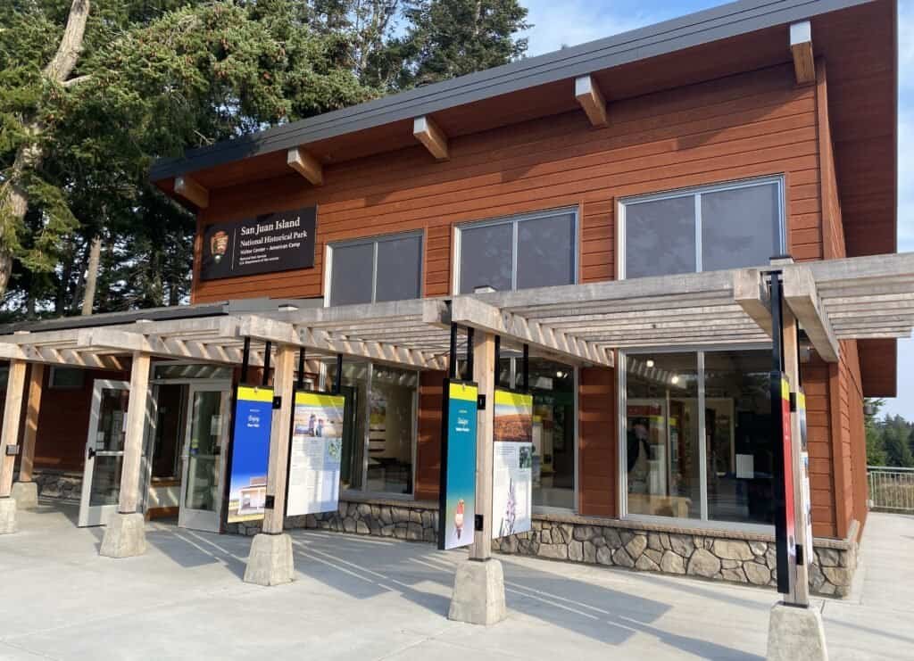 American Camp Visitor's Center, something you can see on the ultimate day on San Juan Island
